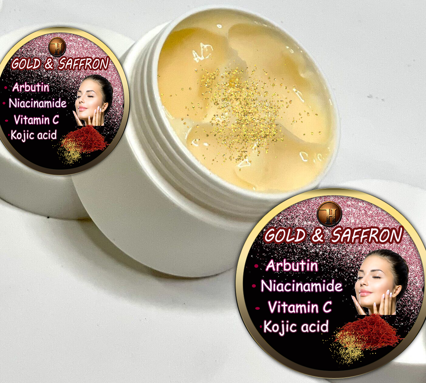 Gold And Saffron Whitening Cream Pure Whitening Cream 100 grams