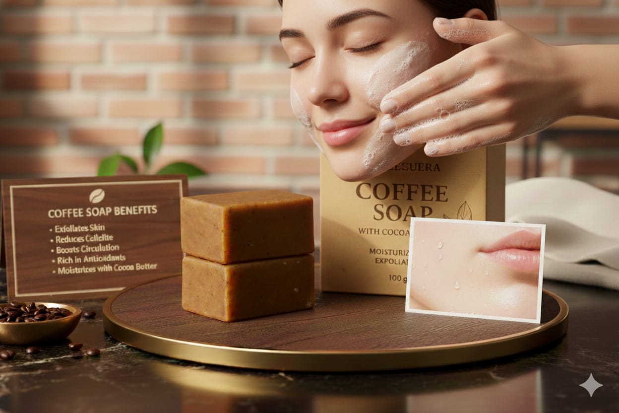 Coffee Brightening Soap – Radiant & Glowing Skin