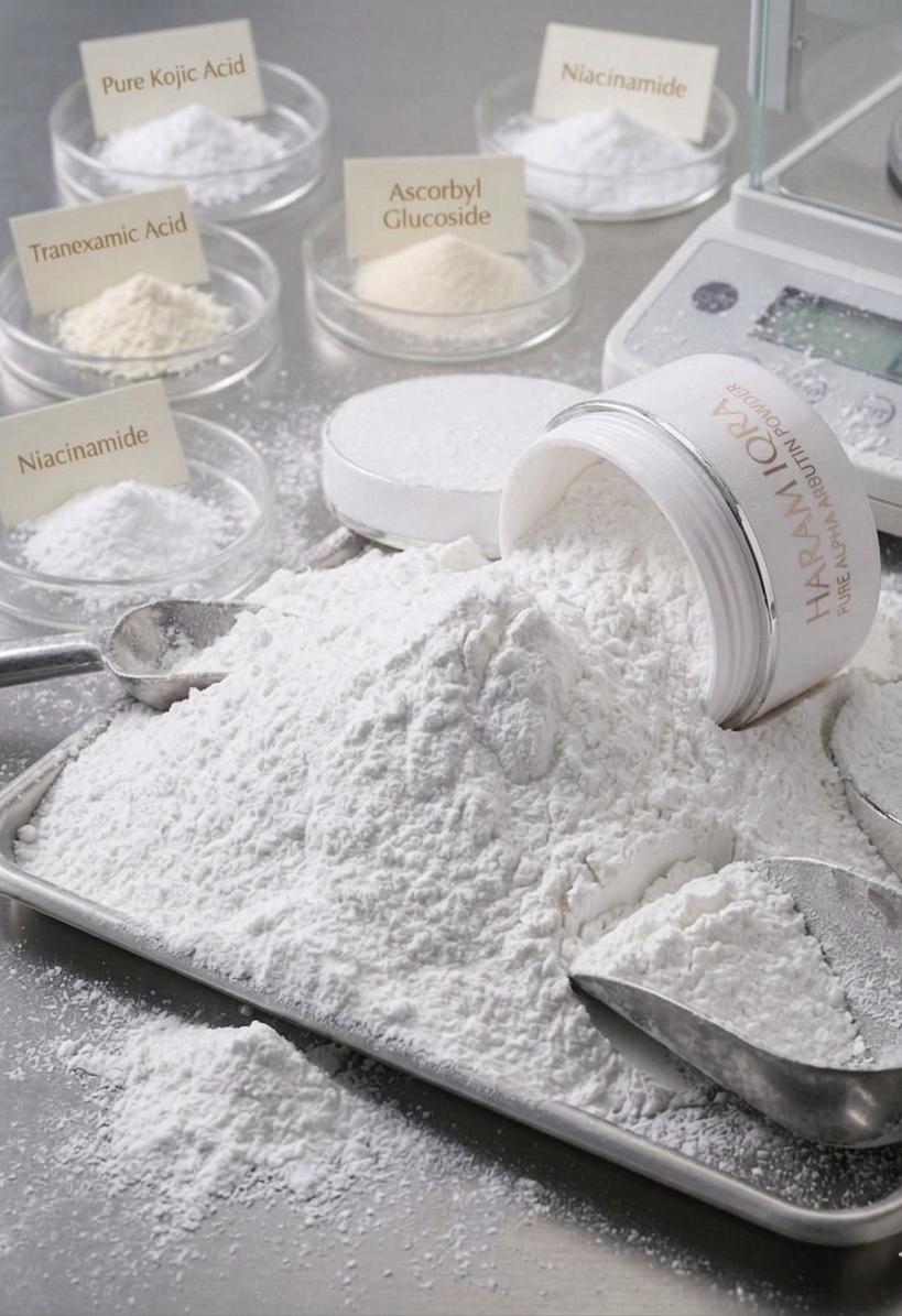 Alpha Arbutin Powder (5g) – Skin Whitening & Dark Spot Corrector | DIY Cream Formula Ingredient